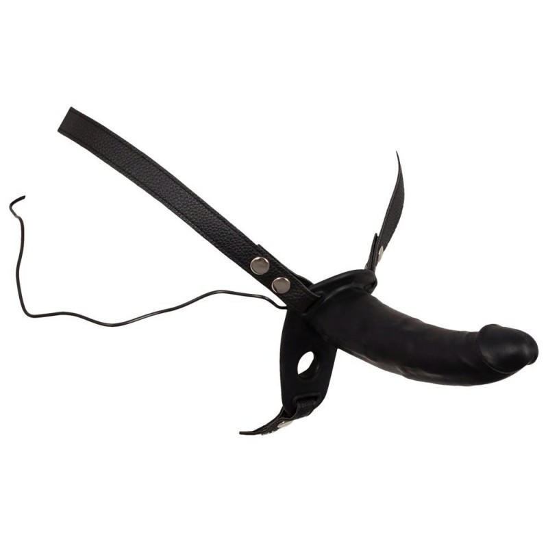 Realistyczny strapon wibrujący podwójny 10tryb 17c