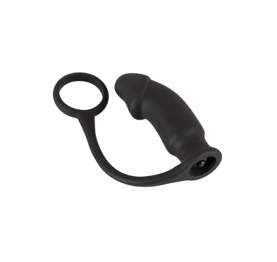 Wibrujące analne dildo z pierścieniem wtyczka plug