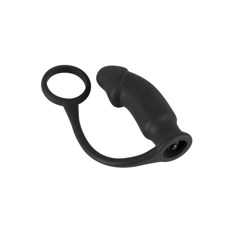 Wibrujące analne dildo z pierścieniem wtyczka plug