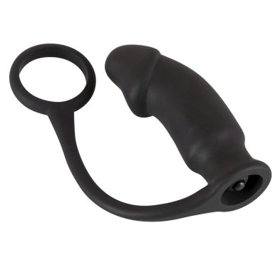 Wibrujące analne dildo z pierścieniem wtyczka plug