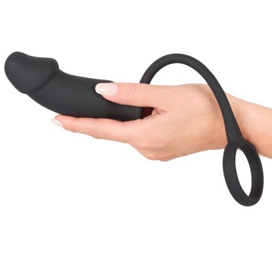 Wibrujące analne dildo z pierścieniem wtyczka plug