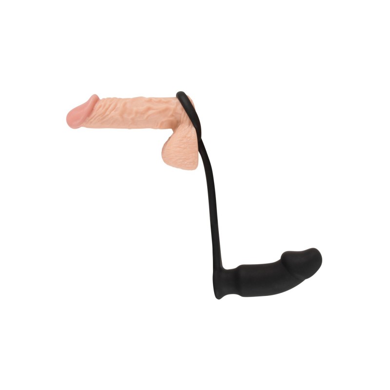 Wibrujące analne dildo z pierścieniem wtyczka plug