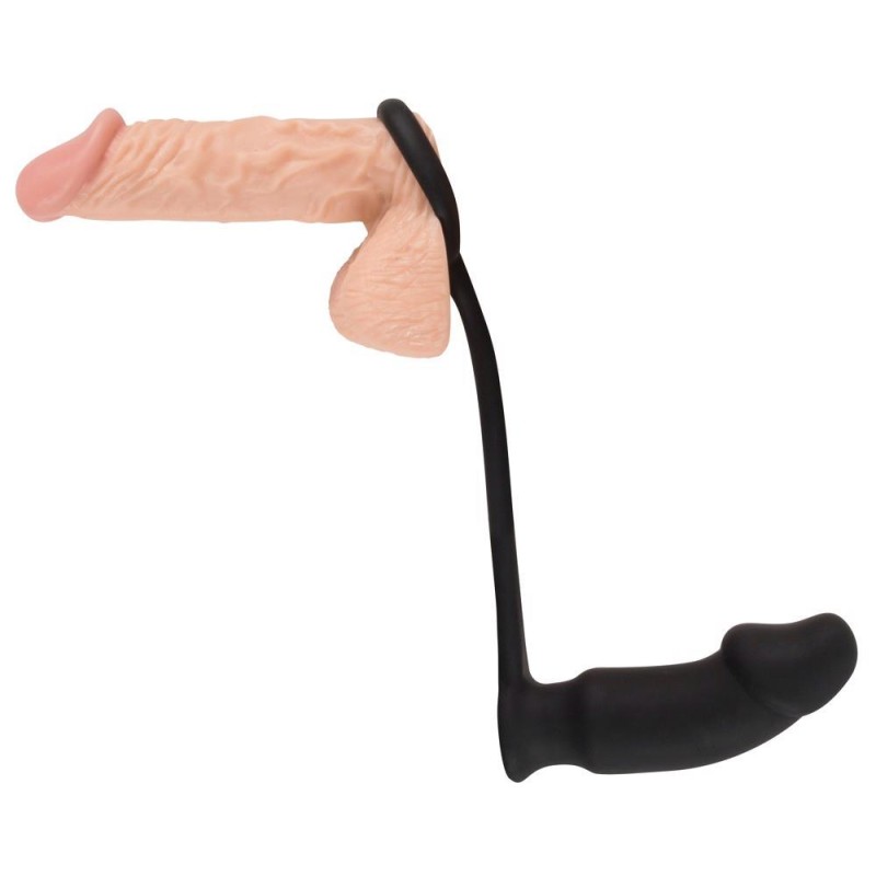 Wibrujące analne dildo z pierścieniem wtyczka plug