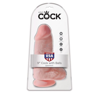 Gruby żylasty penis realistyczne dildo 23 cm