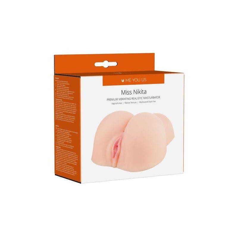 Masturbator- Me You Us Miss Nikita Premium Vibrating Realistic Masturbator Flesh