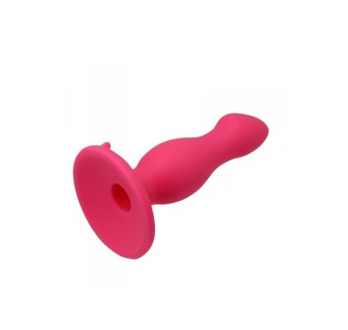 Silikonowy korek analny z mocną przyssawką sex 9cm Silikonowy korek analny z mocną przyssawką sex 9cm
