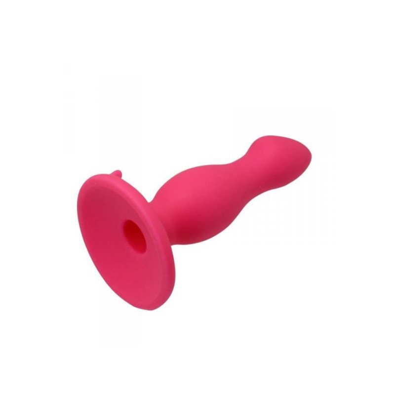 Silikonowy korek analny z mocną przyssawką sex 9cm Silikonowy korek analny z mocną przyssawką sex 9cm