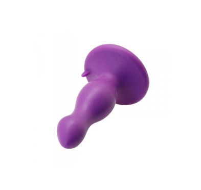 Silikonowy korek analny z mocną przyssawką sex 9cm Silikonowy korek analny z mocną przyssawką sex 9cm