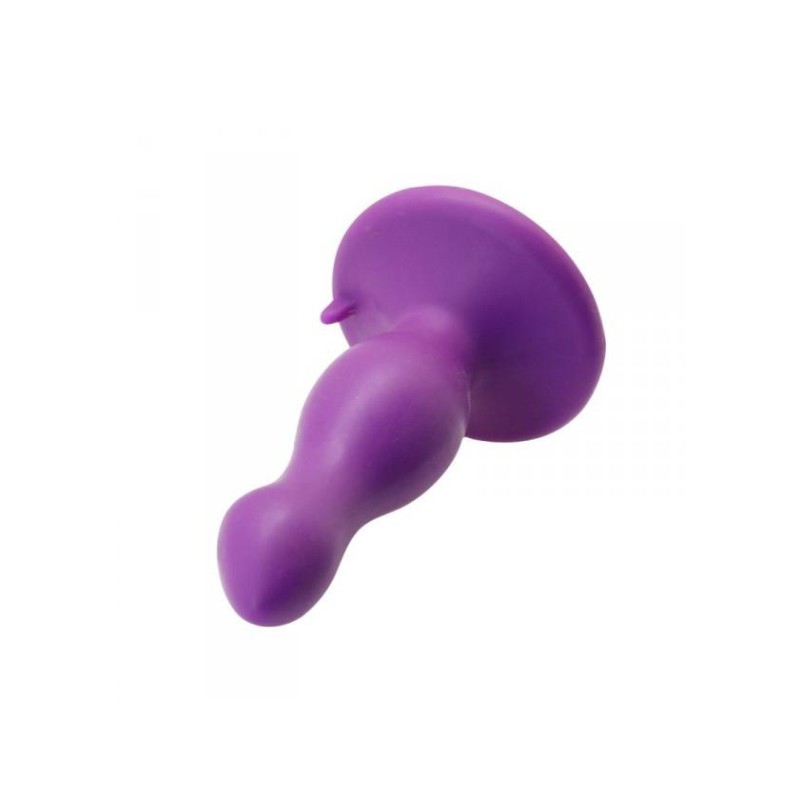 Silikonowy korek analny z mocną przyssawką sex 9cm Silikonowy korek analny z mocną przyssawką sex 9cm