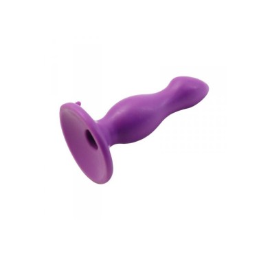 Silikonowy korek analny z mocną przyssawką sex 9cm Silikonowy korek analny z mocną przyssawką sex 9cm