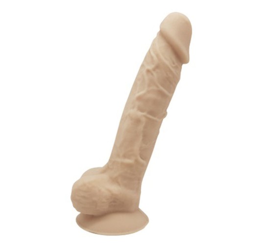 Mięsiste grube dildo z żyłami realistyczne 24cm