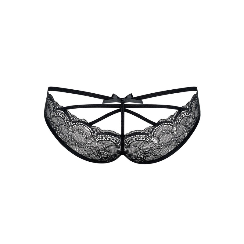 Sex figi czarna koronka erotyczne obsessive l/xl Sex figi czarna koronka erotyczne obsessive l/xl