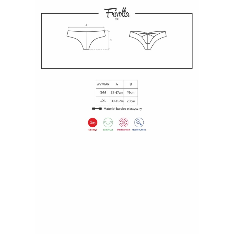 Sex figi czarna koronka erotyczne obsessive l/xl Sex figi czarna koronka erotyczne obsessive l/xl