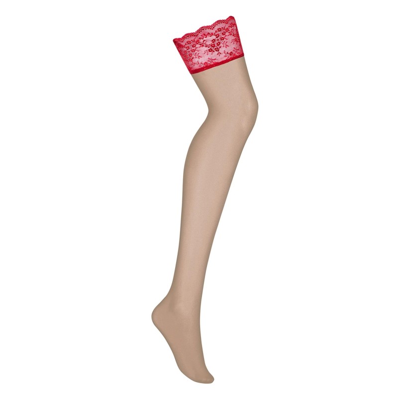 Czerwone erotyczne sex pończochy obsessive s/m Czerwone erotyczne sex pończochy obsessive s/m