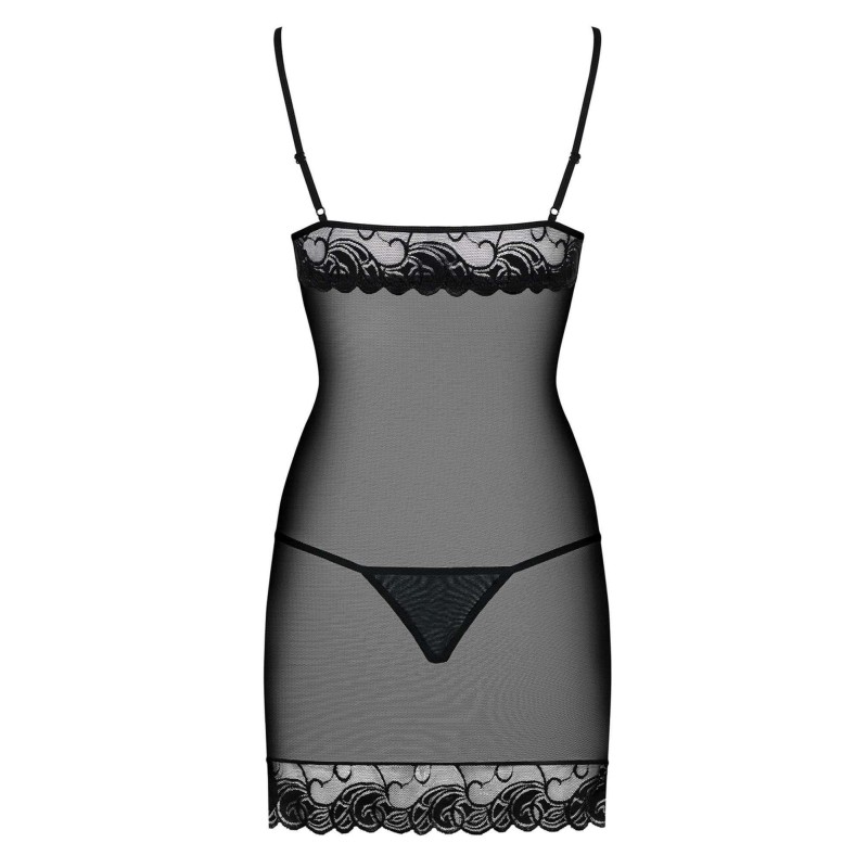 Przejrzysta koszulka komplet stringi wonderia s/m Przejrzysta koszulka komplet stringi wonderia s/m