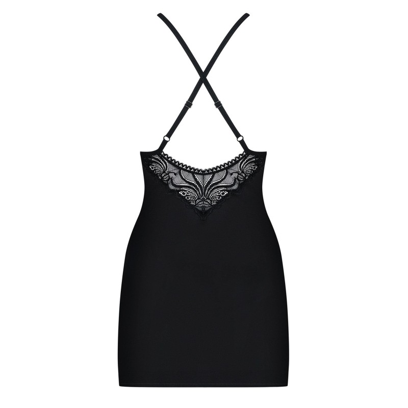 Czarny sex komplet koszulka stringi obsessive s/m Czarny sex komplet koszulka stringi obsessive s/m