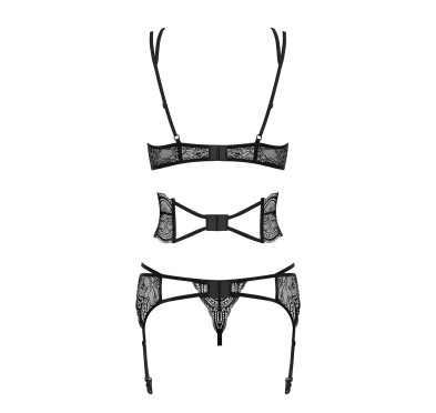 Biustonosz pas stringi sex komplet obsessive l/xl