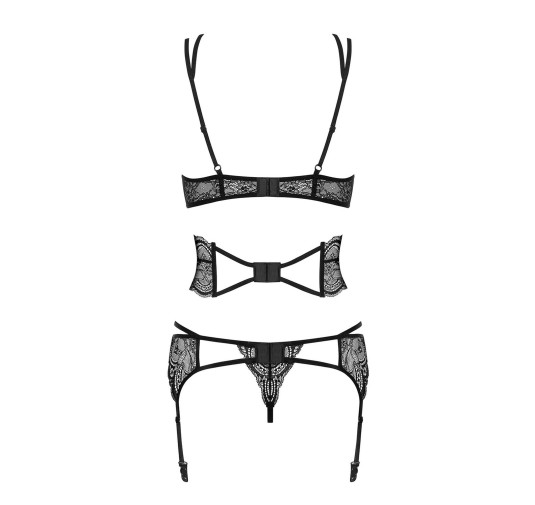 Biustonosz pas stringi sex komplet obsessive l/xl