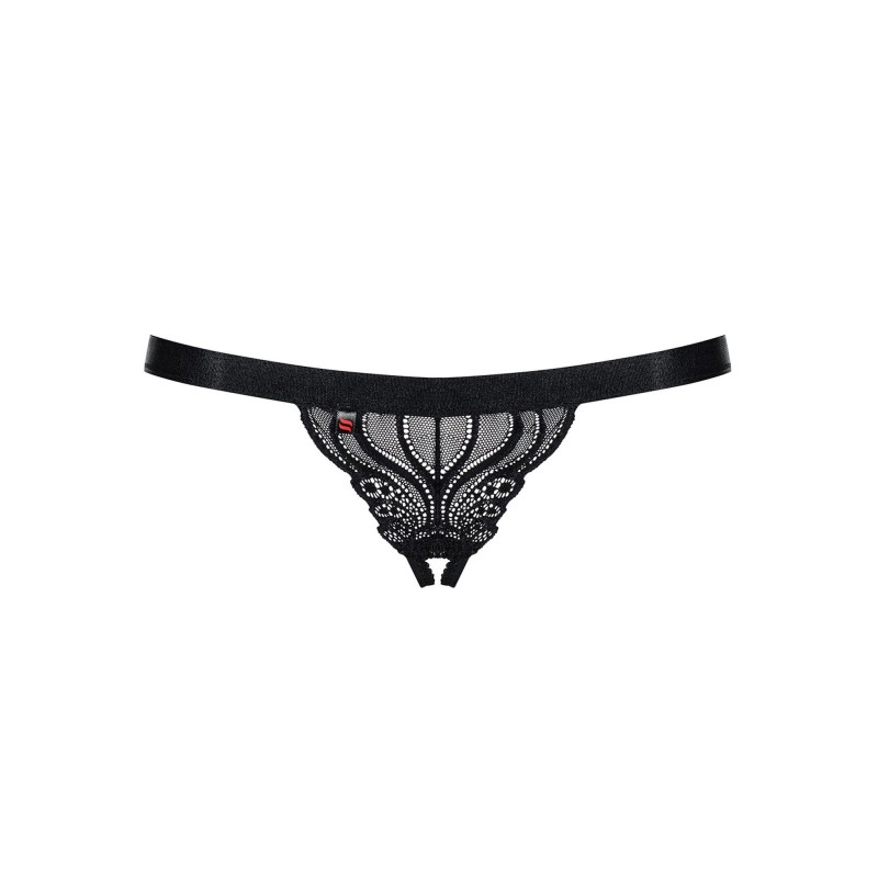 Stringi z wyciętym otwartym krokiem obsessive l/xl Stringi z wyciętym otwartym krokiem obsessive l/xl