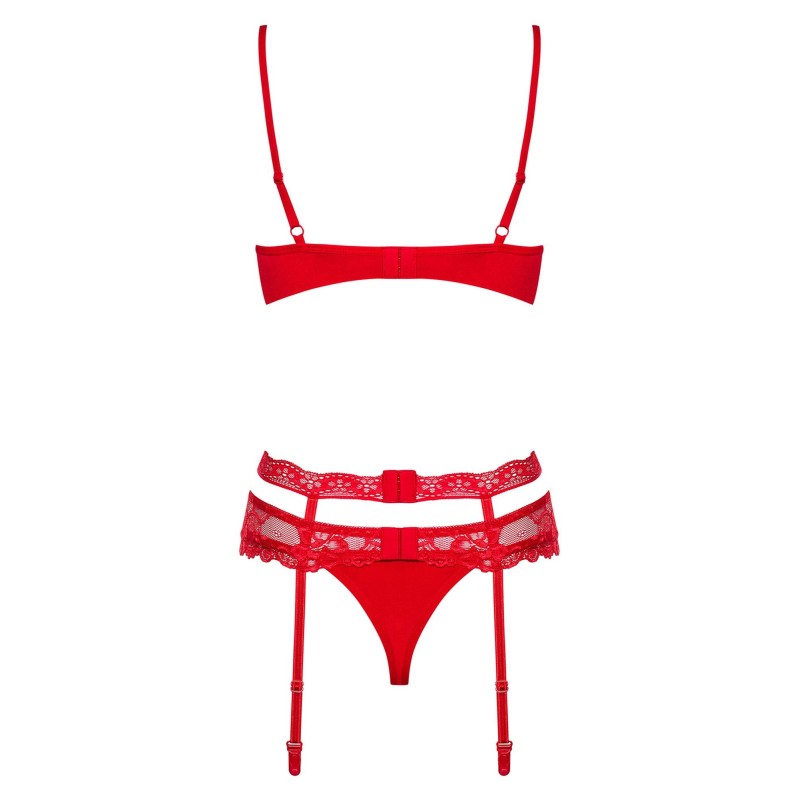 Komplet erotyczny pas stanik stringi obsessive s/m Komplet erotyczny pas stanik stringi obsessive s/m