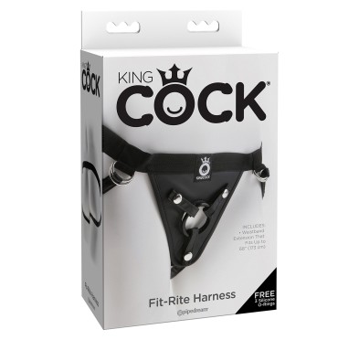 Uprząż do strap-on czarny z pierścieniem eko skóra