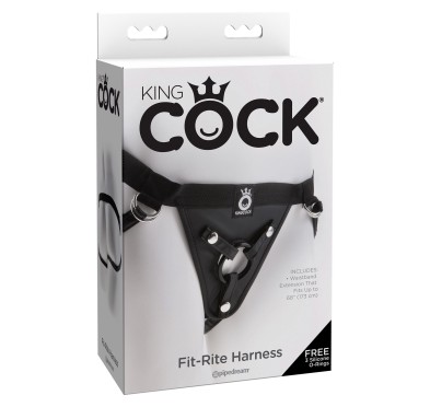 Uprząż do strap-on czarny z pierścieniem eko skóra