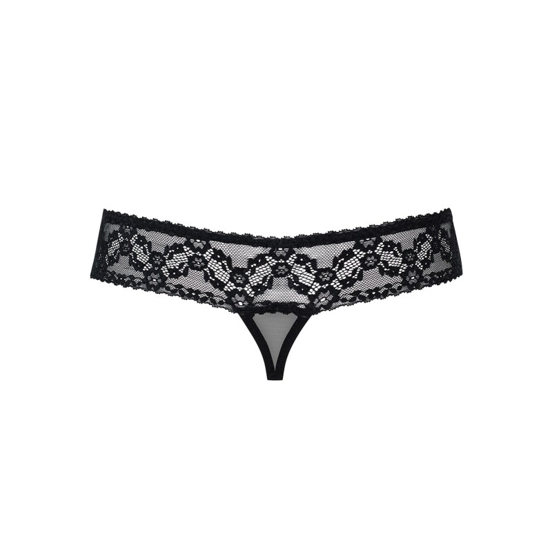 Stringi z rozciętym otwartym krokiem obsessive l/xl Stringi z rozciętym otwartym krokiem obsessive l/xl