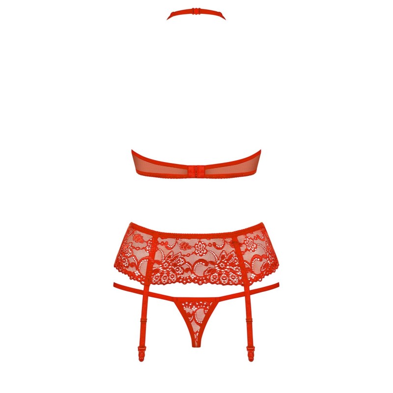 Erotyczny komplet pas stringi stanik obsessive s/m Erotyczny komplet pas stringi stanik obsessive s/m