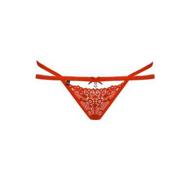 Czerwone koronkowe stringi erotyka obsessive l/xl Czerwone koronkowe stringi erotyka obsessive l/xl