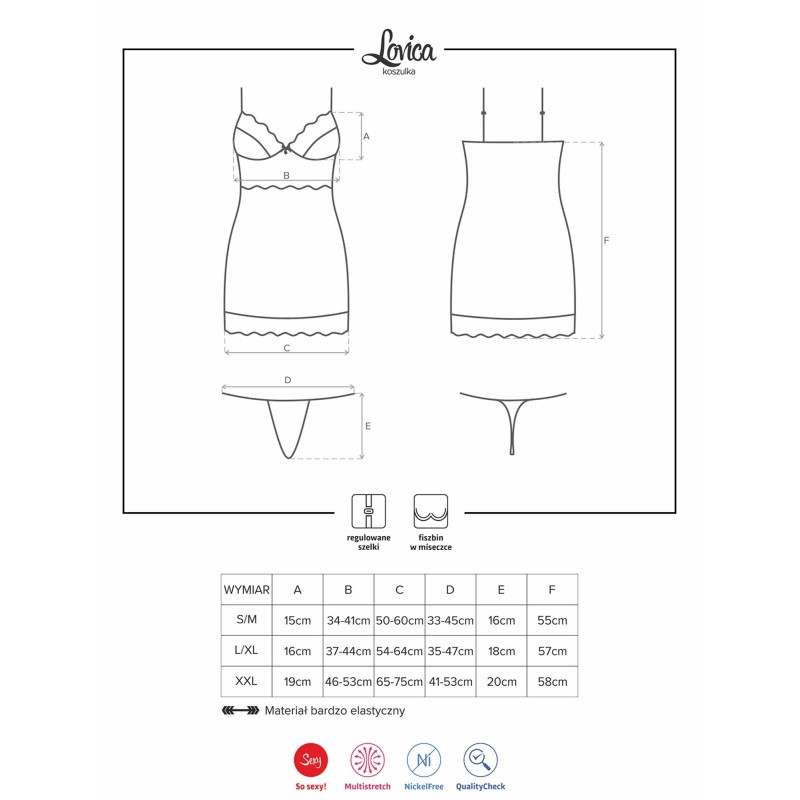 Erotyczna koszulka stringi sex komplet lovica l/xl Erotyczna koszulka stringi sex komplet lovica l/xl