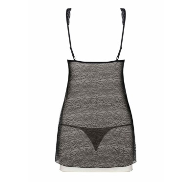 Komplet koszulka babydoll stringi obsessive l/xl