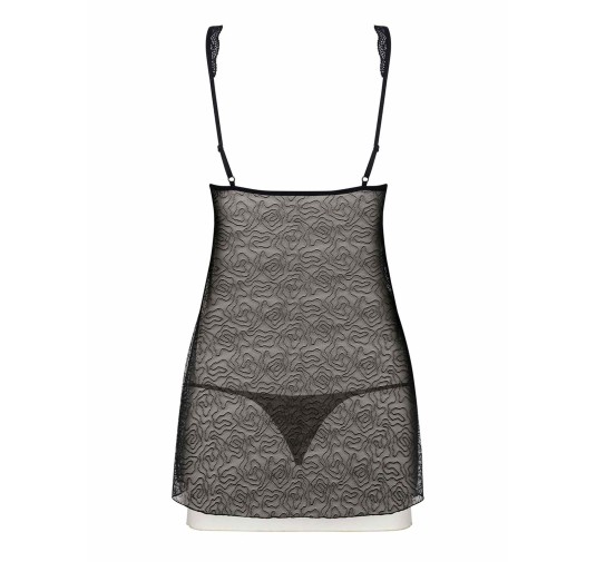 Komplet koszulka babydoll stringi obsessive l/xl