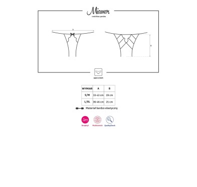Otwarte rozcięte erotyczne sex figi obsessive l/xl Otwarte rozcięte erotyczne sex figi obsessive l/xl