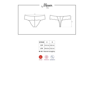 Koronkowe majtki stringi obsessive miamor l/xl Koronkowe majtki stringi obsessive miamor l/xl