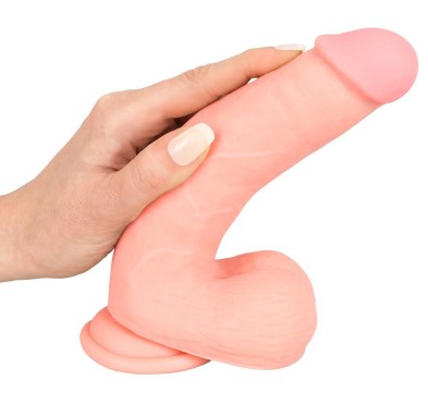 Duże grube dildo jak żywy penis na przyssawce 20cm Duże grube dildo jak żywy penis na przyssawce 20cm