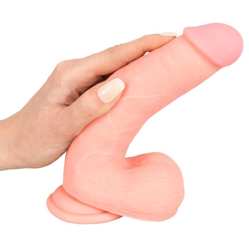 Duże grube dildo jak żywy penis na przyssawce 20cm Duże grube dildo jak żywy penis na przyssawce 20cm