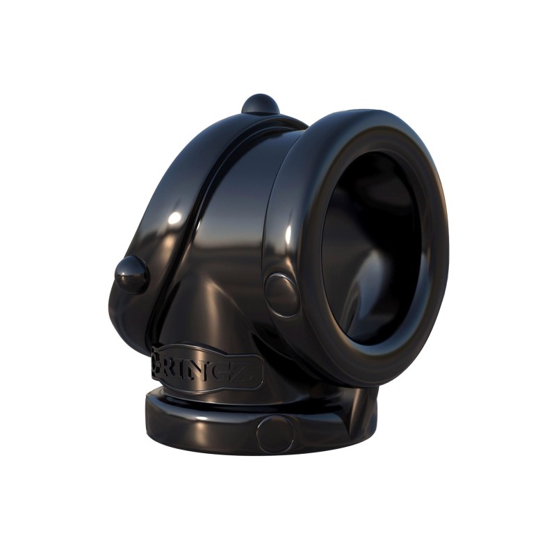 Pierścień-ROCK HARD COCK PIPE BLACK