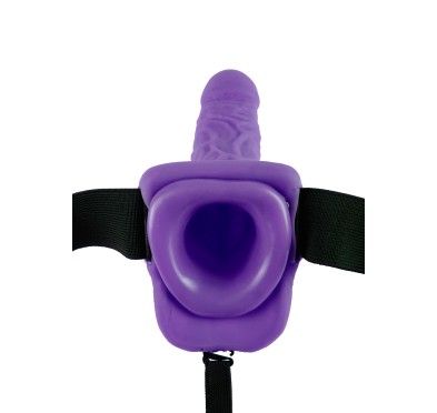 Strap-on z dildo żylastym przedłużenie penisa 18cm