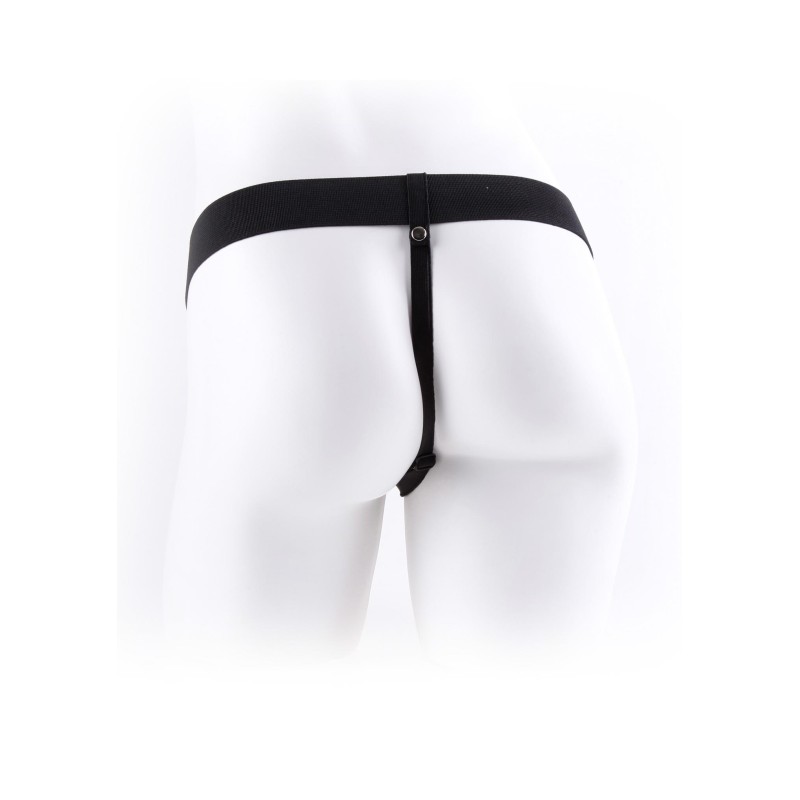 Strap-on z dildo żylastym przedłużenie penisa 18cm