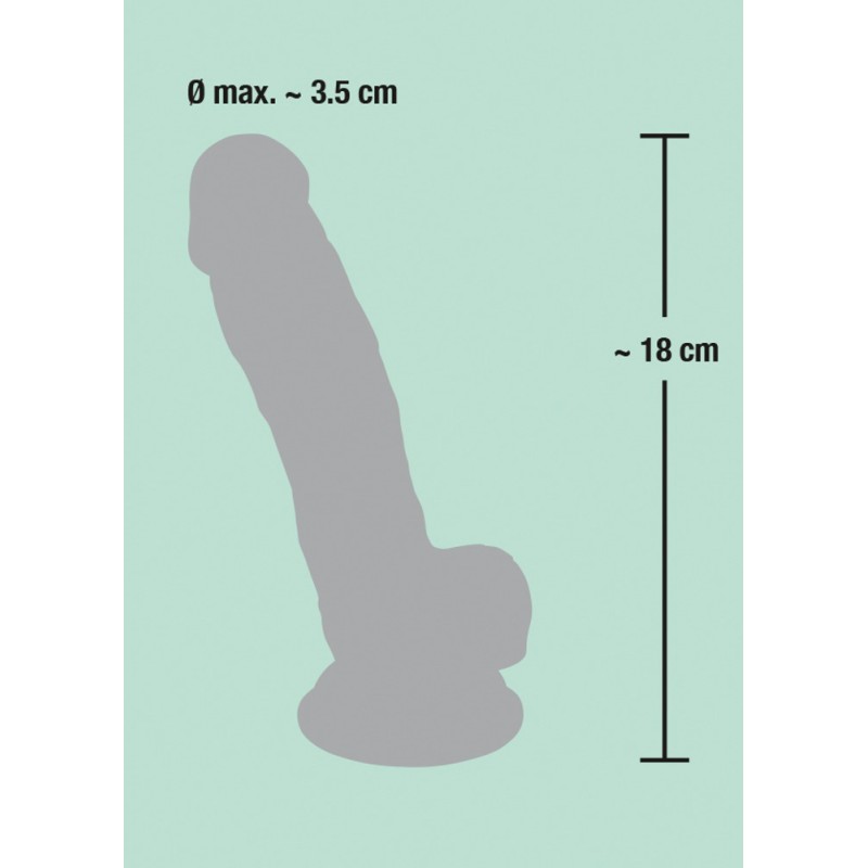 Replika penisa dildo członek realistyczny sex 18cm Replika penisa dildo członek realistyczny sex 18cm
