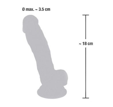 Replika penisa dildo członek realistyczny sex 18cm Replika penisa dildo członek realistyczny sex 18cm