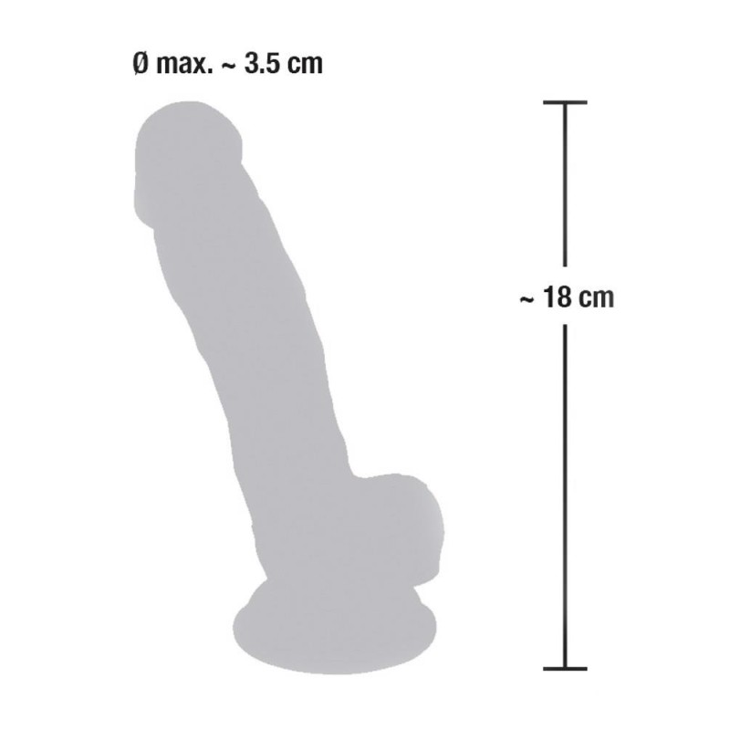 Replika penisa dildo członek realistyczny sex 18cm Replika penisa dildo członek realistyczny sex 18cm