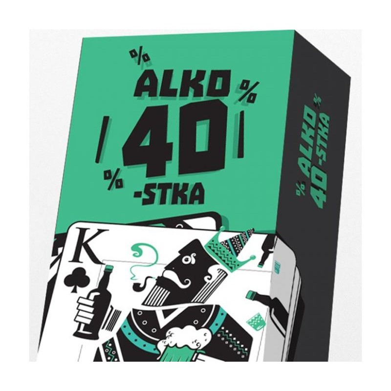 Gra karciana imprezowa pijacka urodziny alko 40 Gra karciana imprezowa pijacka urodziny alko 40