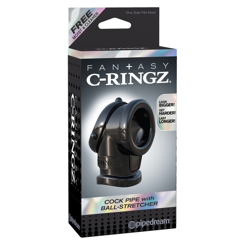 Pierścień-COCK PIPE WITH BALL STRETCHER