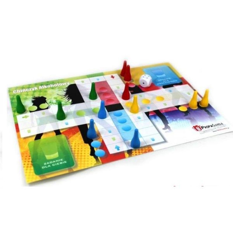 Pić albo nie pić alkochińczyk zestaw imprezowa gra Pić albo nie pić alkochińczyk zestaw imprezowa gra
