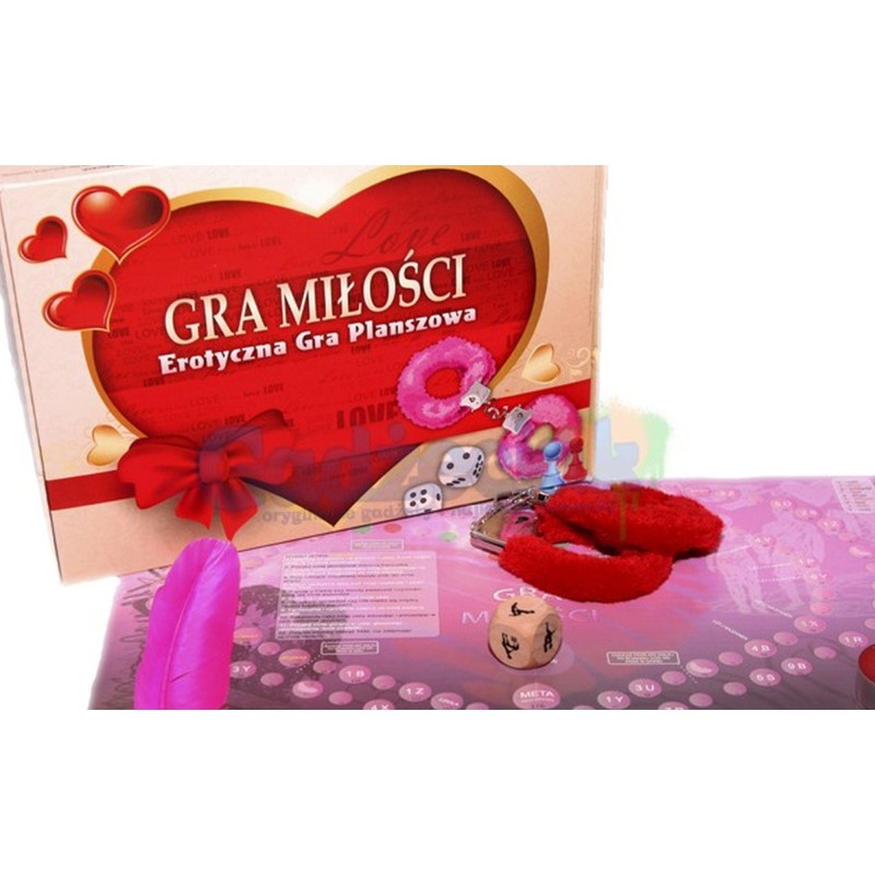 Planszowa gra miłości erotyczna dla par kajdanki Planszowa gra miłości erotyczna dla par kajdanki