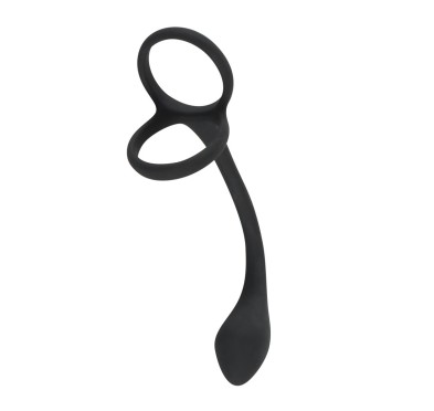 Wtyczka analna masażer prostaty z klatką na penisa Wtyczka analna masażer prostaty z klatką na penisa