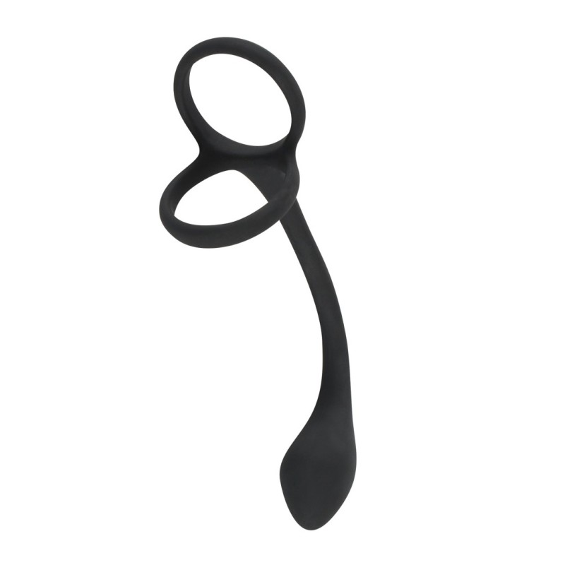 Wtyczka analna masażer prostaty z klatką na penisa Wtyczka analna masażer prostaty z klatką na penisa