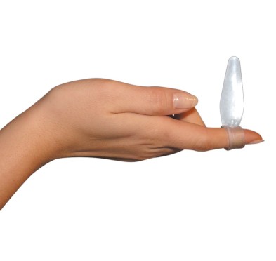 Mały korek analny z pętlą na palec mini sex plug Mały korek analny z pętlą na palec mini sex plug