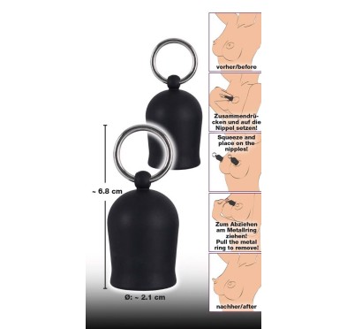 Próżniowe pompki do sutek silikonowe bdsm sex Próżniowe pompki do sutek silikonowe bdsm sex